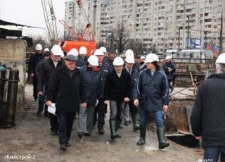 Руководители Харьковского региона ознакомились с ходом строительства станции метро «Победа»