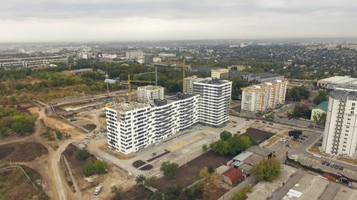 В десяти секциях ЖК ” ПРОЛІСОК” ведутся строительные, монтажные и отделочные работы