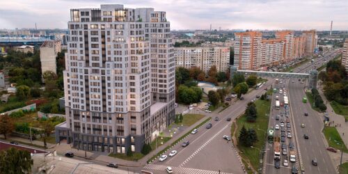 У БФК “Twenty two” триває заливання фундаменту баштового крану