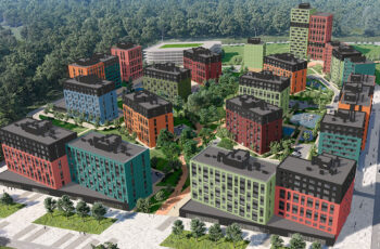 У ЖК “Аквамарин” завершено монтаж вікон